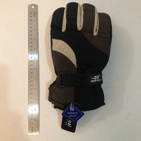 MENS WINTER INSULATED WATERPROOF GLOVES - Picture 8 of 8